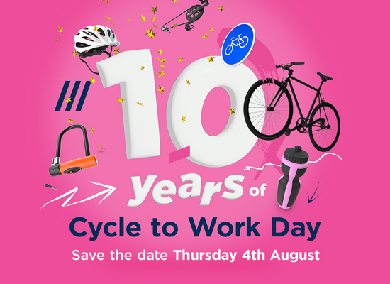 August 4th 2022 is the 10th anniversary of Cycle to Work Day