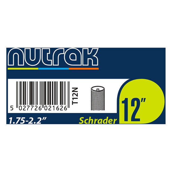 Nutrak 12 x 1.75 - 2.125 Schrader Inner Tube