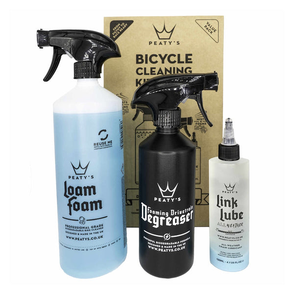 Peaty's Wash Degrease Lubricate Bicycle Cleaning Kit