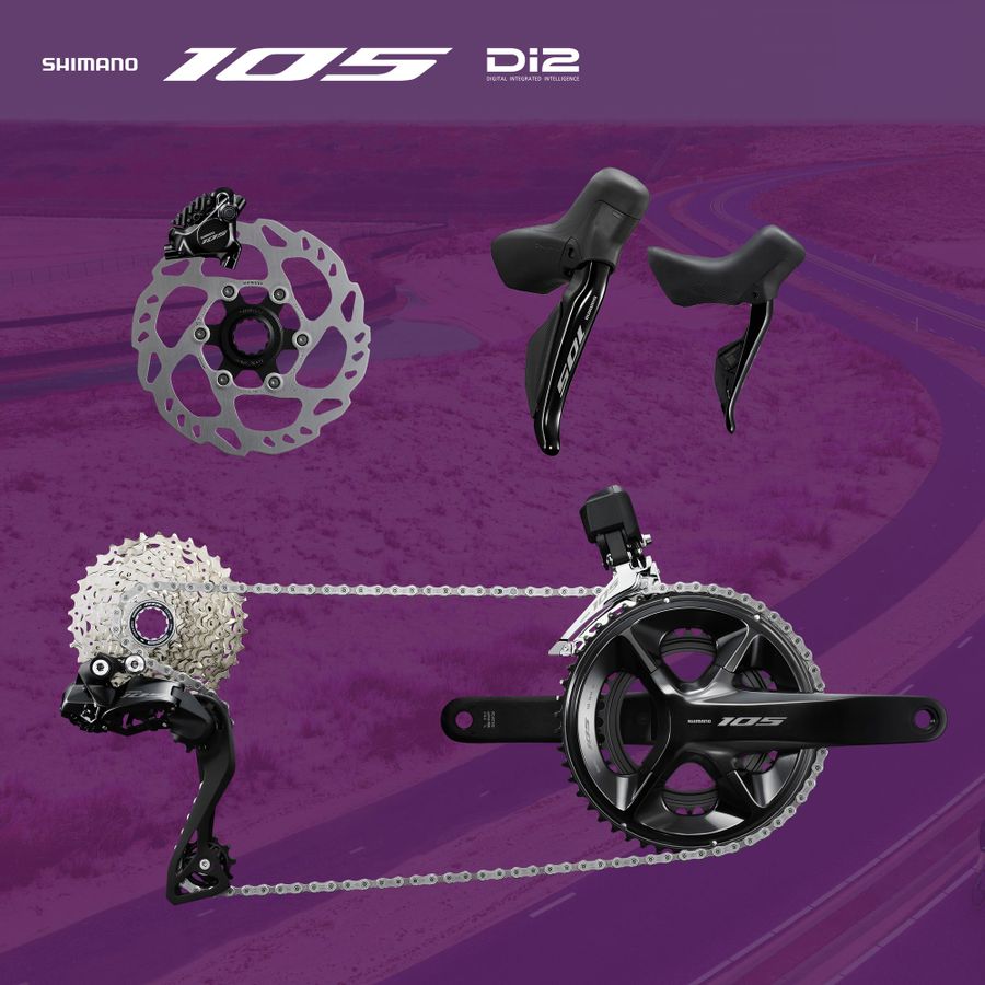 Shimano 105 di2 groupsets at Sprockets Cycles