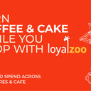 Earn coffee and cake while you shop