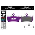 Galfer Disc Brake Pads for SRAM Guide / Avid X0 Trail