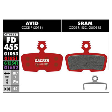 Galfer Disc Brake Pads for SRAM Code