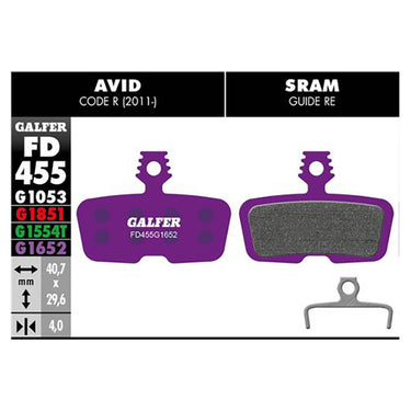 Galfer Disc Brake Pads for SRAM Code