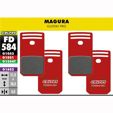 Galfer Disc Brake Pads for Magura Gustav Pro