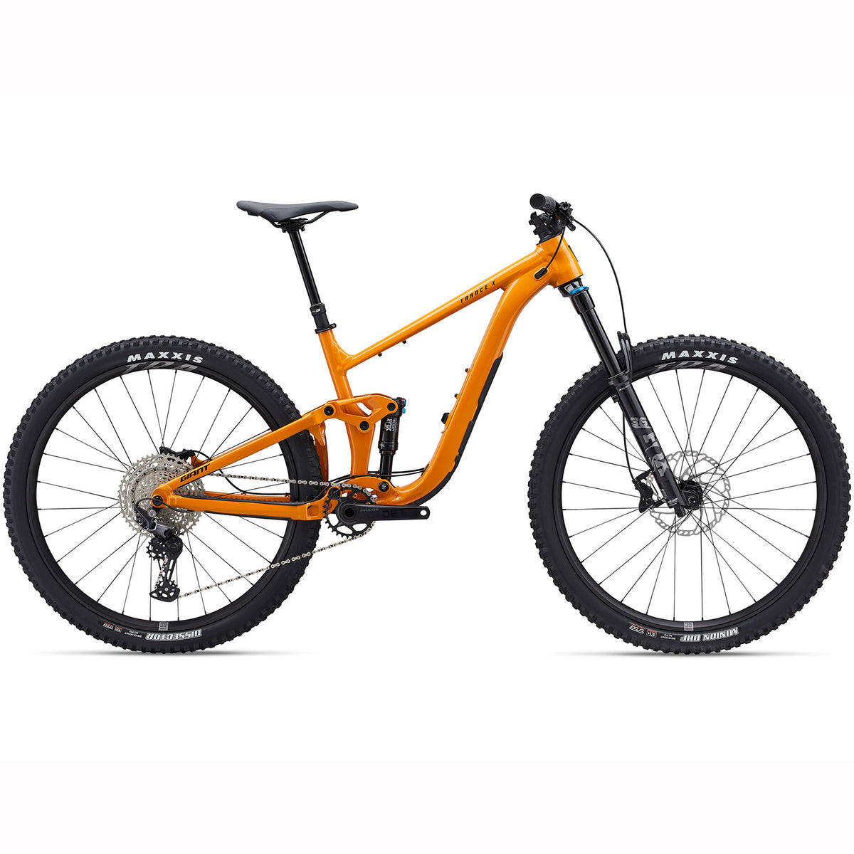 Giant Trance X 2 Full Suspension Mountain Bike 2026 in Gloss Sandstorm, available at Sprockets Cycles