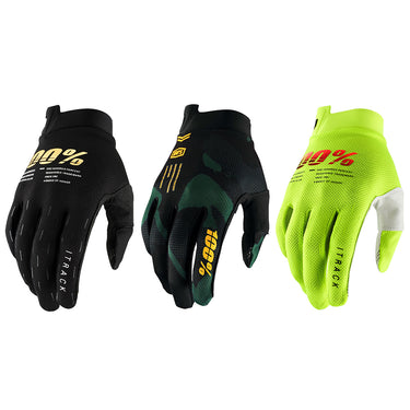 100% iTrack Youth Gloves | Premium Bike Gloves