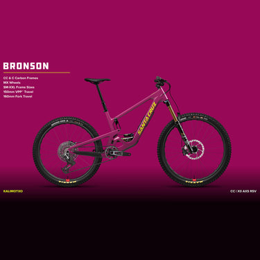 Santa Cruz Bronson Carbon CC X0 AXS Full Suspension Mountain Bike 2025