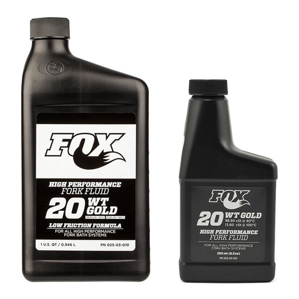 Fox 20 Weight Gold Bath Oil Fork Fluid