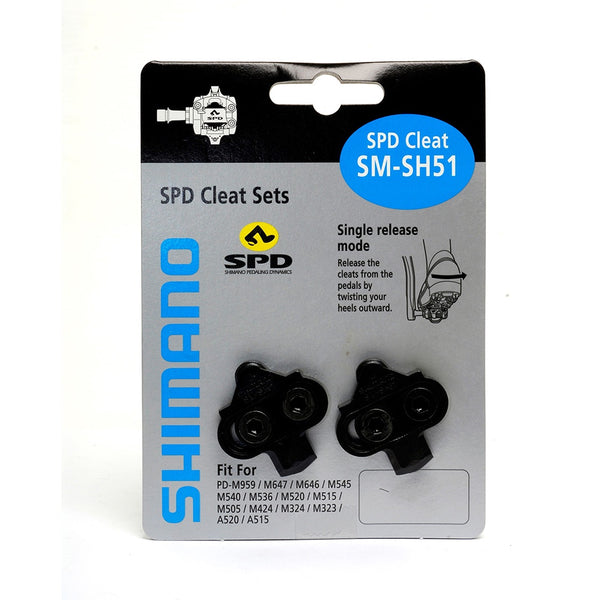 Shimano SH51MTB SPD Cleats Single Release - Sprockets Cycles