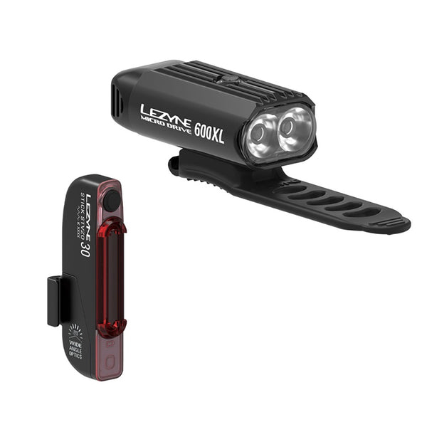 Lezyne Micro Drive 600XL / Stick Drive LED Light Set