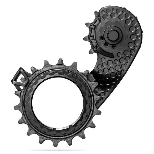 Absolute Black HollowCage Carbon Ceramic Oversized Derailleur Pulley Cage - Shimano 9100/8000