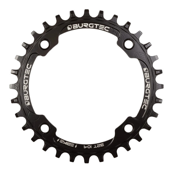 Burgtec 104mm BCD Outside Fit E-Bike Steel Thick Thin Chainring - 34T