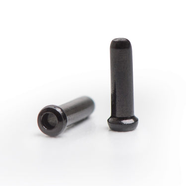 Capgo OL Cable Tips for 1 - 1.8mm Wires - Black / Alloy / 10 Pack