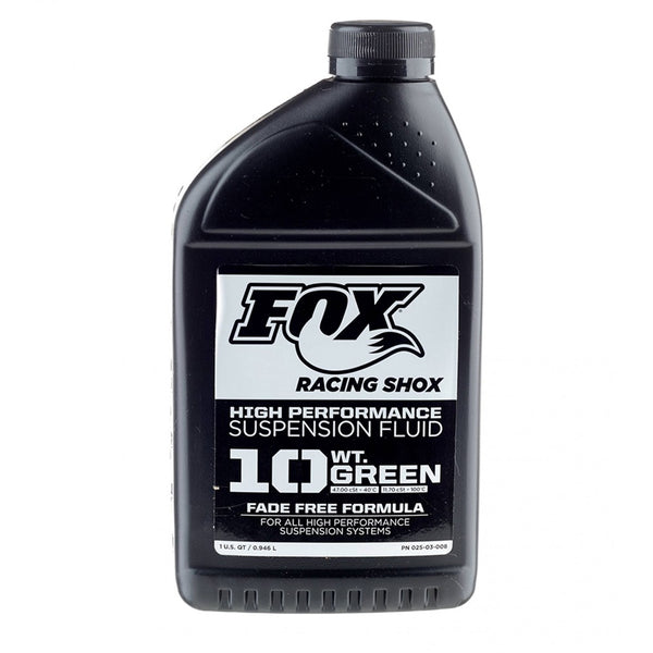 Fox 10 Weight Green High Performance Suspension Fluid 32oz