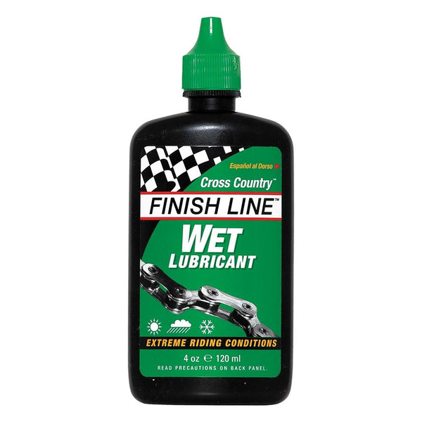 Finish Line Cross Country Wet Lubricant 120ml - Sprockets Cycles