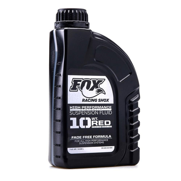 Fox 10 Weight Red High Performance Suspension Fluid 32oz - Sprockets Cycles
