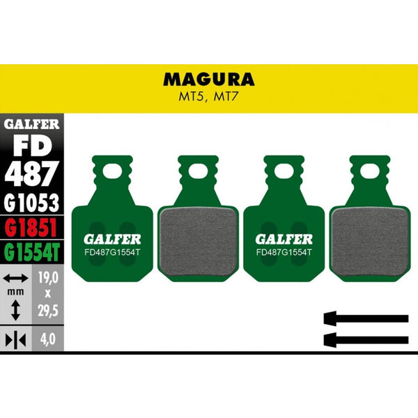 Galfer Disc Brake Pads for Magura MT5 - MT7