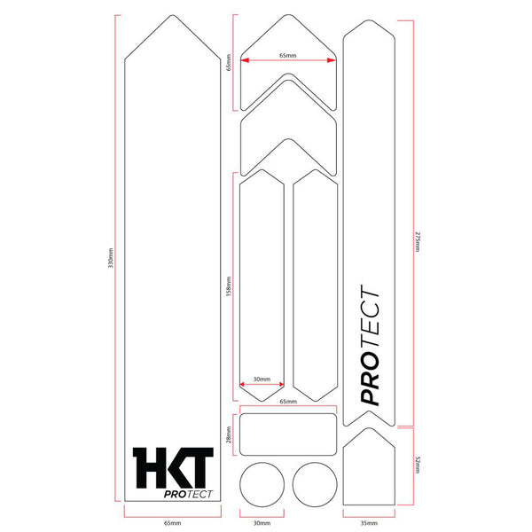 HKT Protect XL Frame Protection Kit - Contour