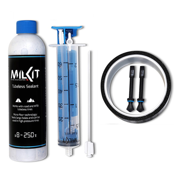 Milkit Tubeless Conversion Kit with 45mm Valves