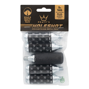 Peaty's Holeshot CO2 Cartridge Refill Pack - Road & Gravel (16g)
