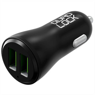 Quad Lock Dual USB 12V Car Charger