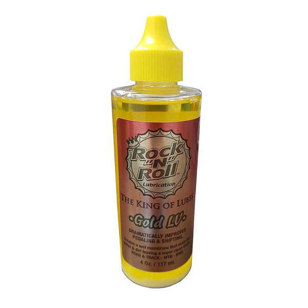 Rock N Roll Gold Low Vapour Lube 4oz - Sprockets Cycles