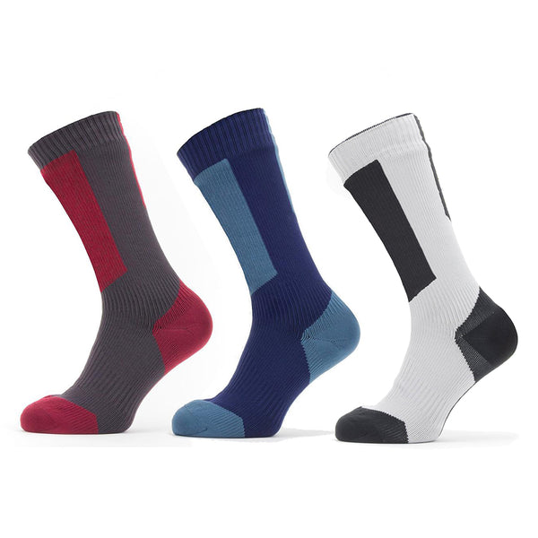 Sealskinz Waterproof Cold Weather Mid Socks with Hydrostop