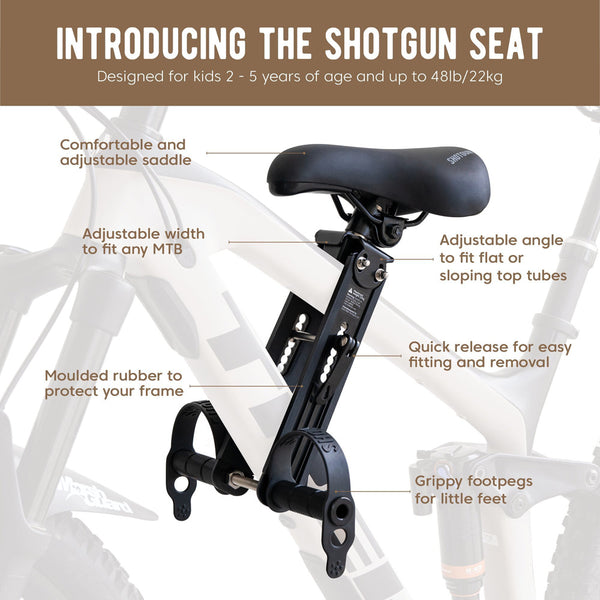 Shotgun Kids MTB Front Seat - Sprockets Cycles